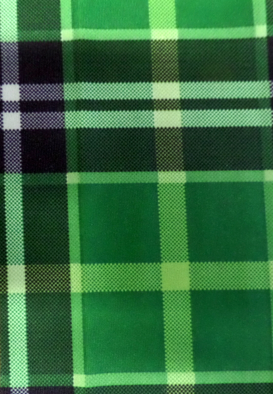 3. Green Modern Plaid